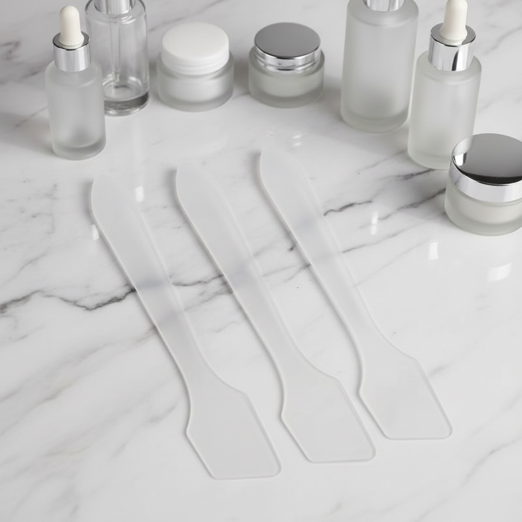 Transparent White PP Small Scraper Thermal Conductive Silicone Heat Dissipation Silicone Gel Application Spatula MY-100