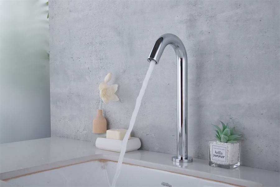 High Quality Sensor Fablack Hotel Touch-less Intefaucett Water Save Tap Automatic Smart Faucet Sensor Faucet 1 Mm Chrome Modern