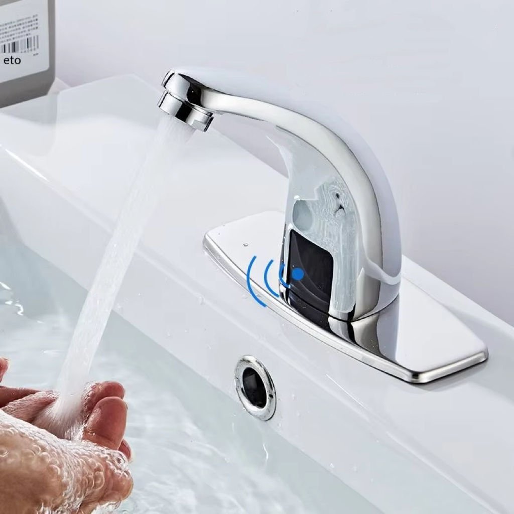 New Design Automatic Smart Sensor Faucet ABS Premium Touchless Tap Infrared Basin Tap for Bedroom Application