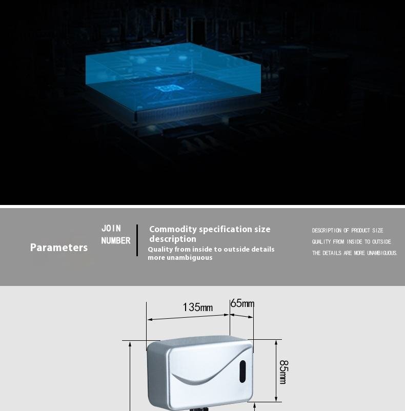 Modern Automatic Sensor Toilet Urinal Flush Valve New Intelligent Infrared Bathroom Faucet Tap