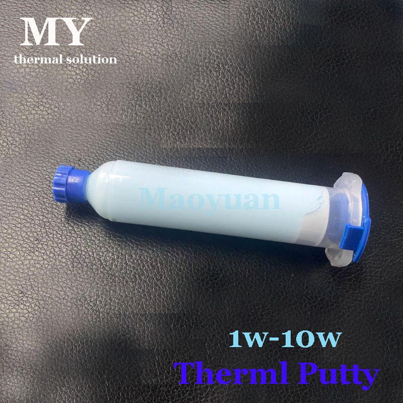 2W 3W 4W 5W 6W 2 Part Component Thermal Conductivity Silica Gel Pad for New Energy Vehicle, Battery