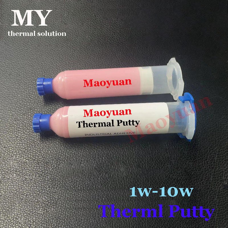 2W 3W 4W 5W 6W 2 Part Component Thermal Conductivity Silica Gel Pad for New Energy Vehicle, Battery