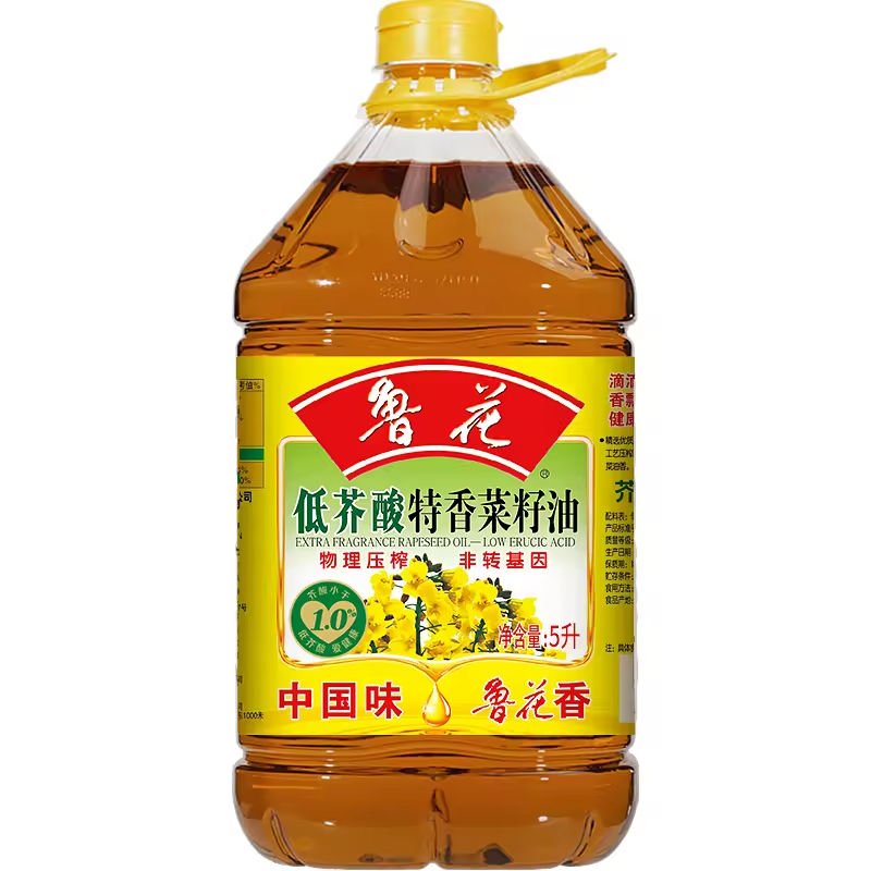 Luhua 5L Low Erucic Acid Wholesale Refined Rapeseed Oil Canola Vegetable Edible Oil for Cooking Canola Premium Quality
