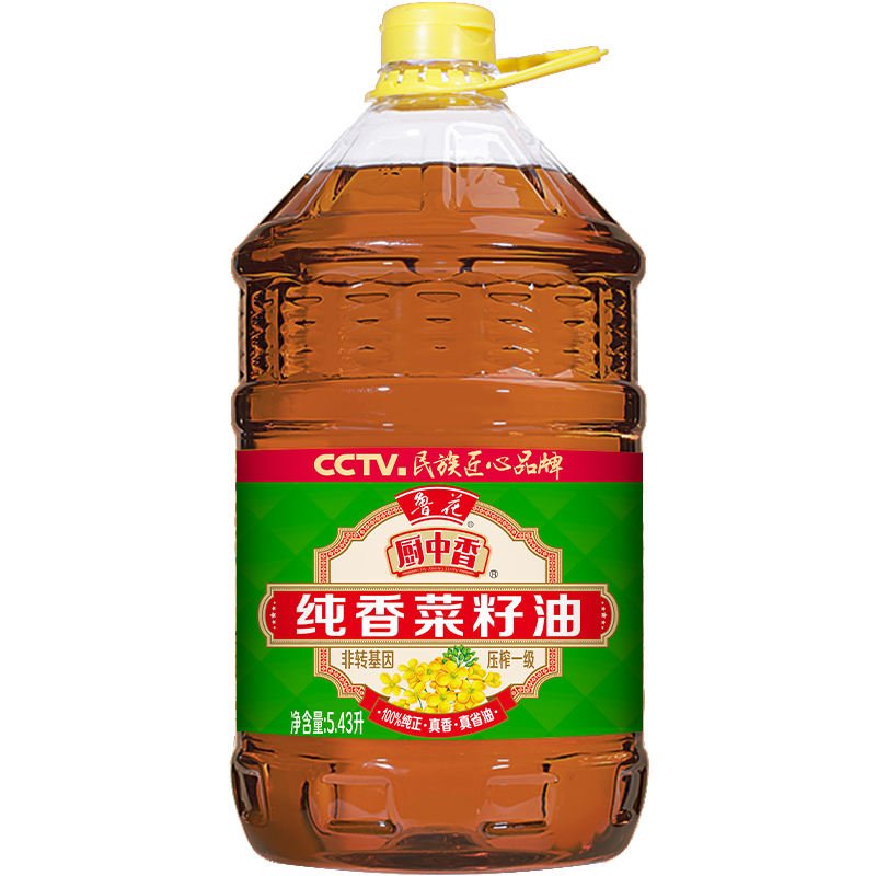 Luhua 5.43L Chuzhongxiang Fragrant Rapeseed Oil Premium Plant-Based Oil
