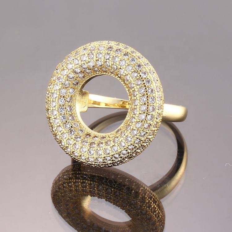 Cheap Gift Items Women Latest Gold Ring Designs for Girls Gold Plated Ring