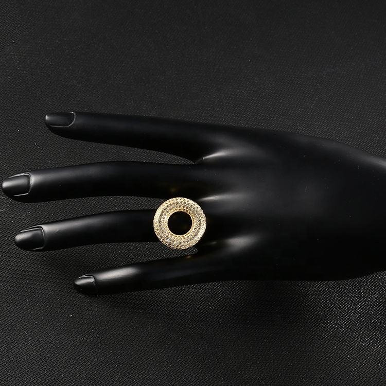 Cheap Gift Items Women Latest Gold Ring Designs for Girls Gold Plated Ring