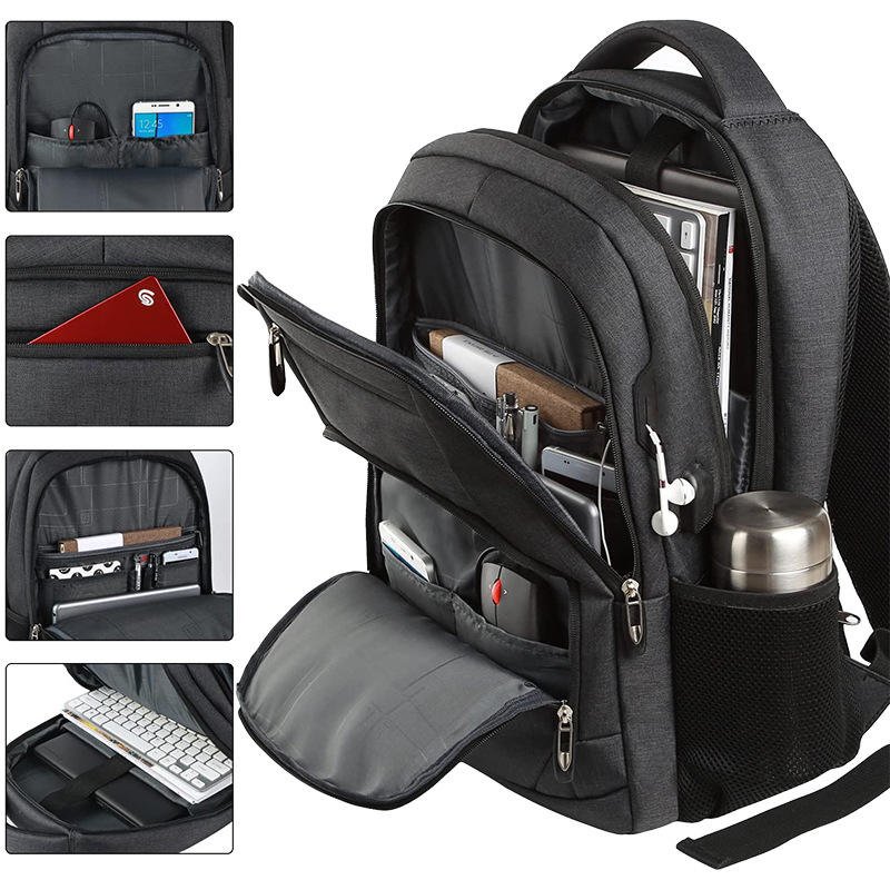 Casual Korean Style Outdoor Business Men's Backpack Multifunctional Large Capacity Laptop Bag