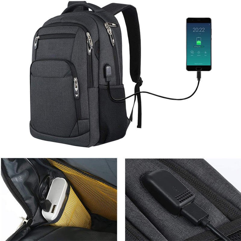 Casual Korean Style Outdoor Business Men's Backpack Multifunctional Large Capacity Laptop Bag