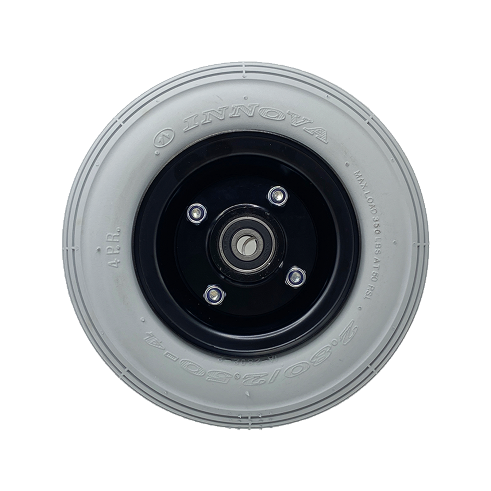9 Inch High-Performance Radial Tires 2.80/2.50-4 Size Solid PU-Filled Rubber for Senior-Friendly Scooters