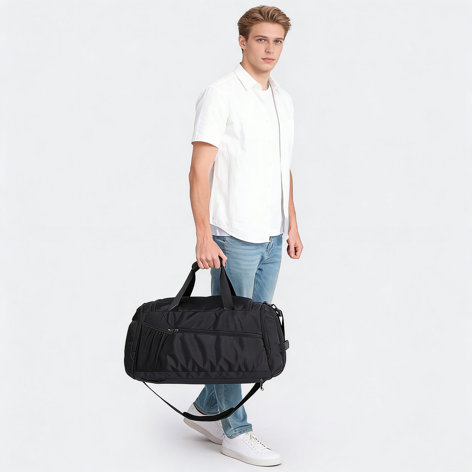 Factory Price Vintage Travel Bag Custom logo Designer Vacuum Yoga Bag Organizer Men Hard case Cheap Price Fancy Gym Fitness Bag
