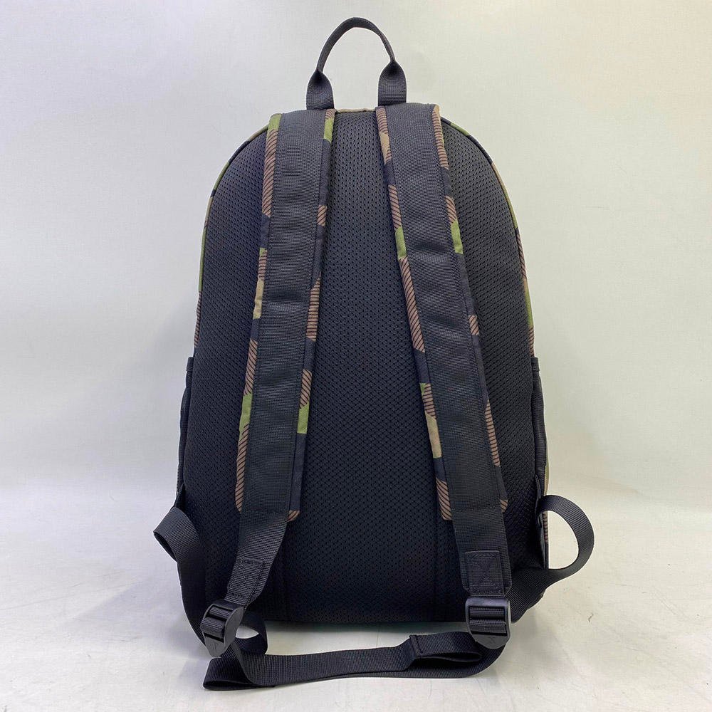 Olive Green Backpack Bag Custom LogoNeon Men Green Buckles Lightweight Nylon Hiking Backpack for Outdoor Sports Casual Commute