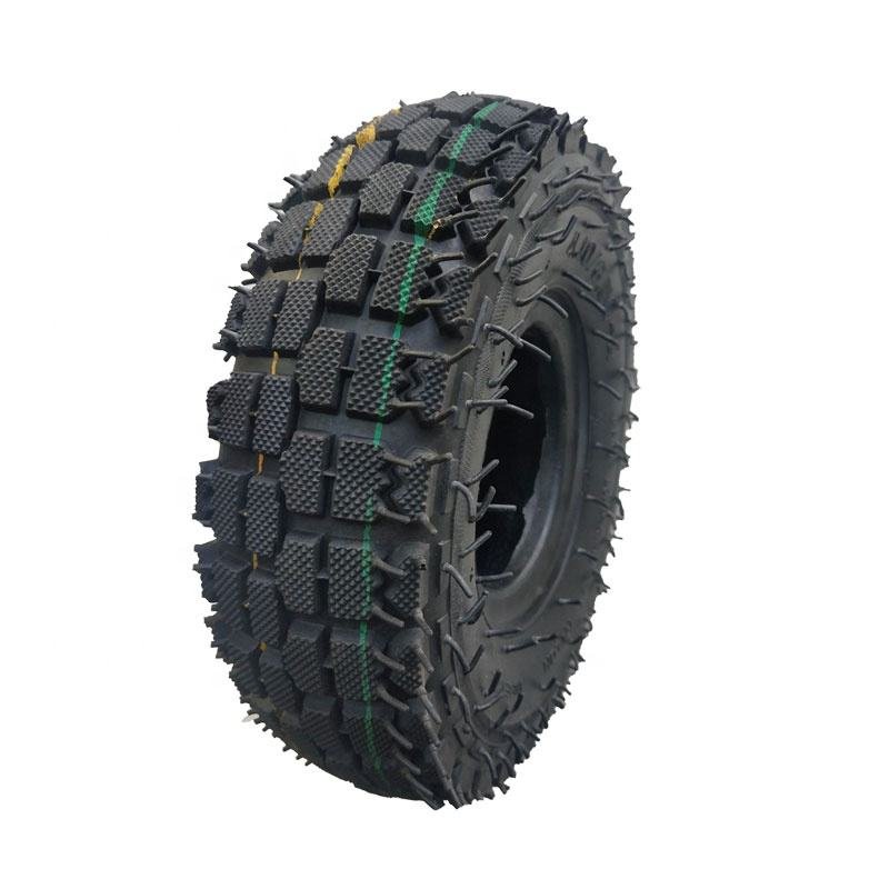 4.10/3.50-4 All Terrain Rubber Tyre High Quality 10 Inch Rubber Wheel Hand Trolley Tire
