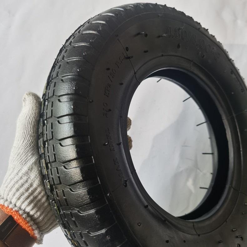 4.80/4.00-8 Pneumatic Rubber Tire with Inner Tubes New Condition for Material Handling Equipment Parts