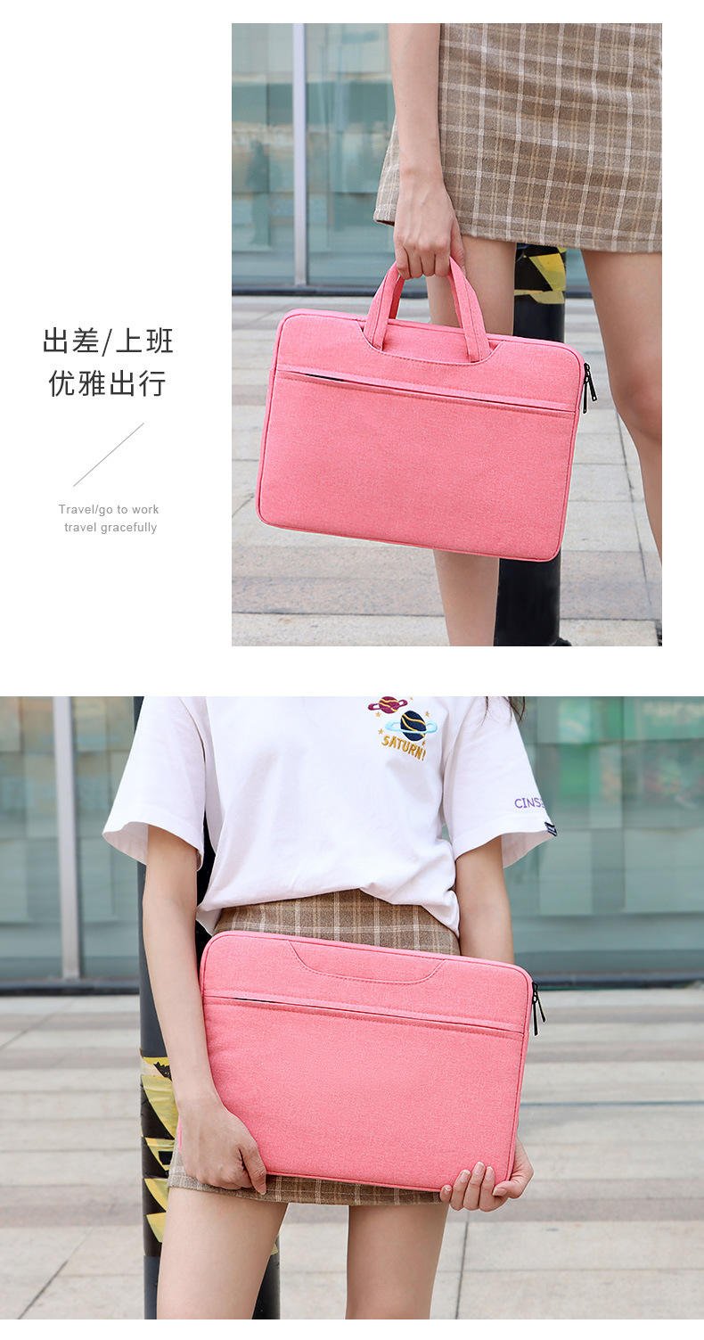 Custom Logo Waterproof Luxury Women 13/14/15 Inch Computer Messenger Tote Laptop Sleeve Bags for Men