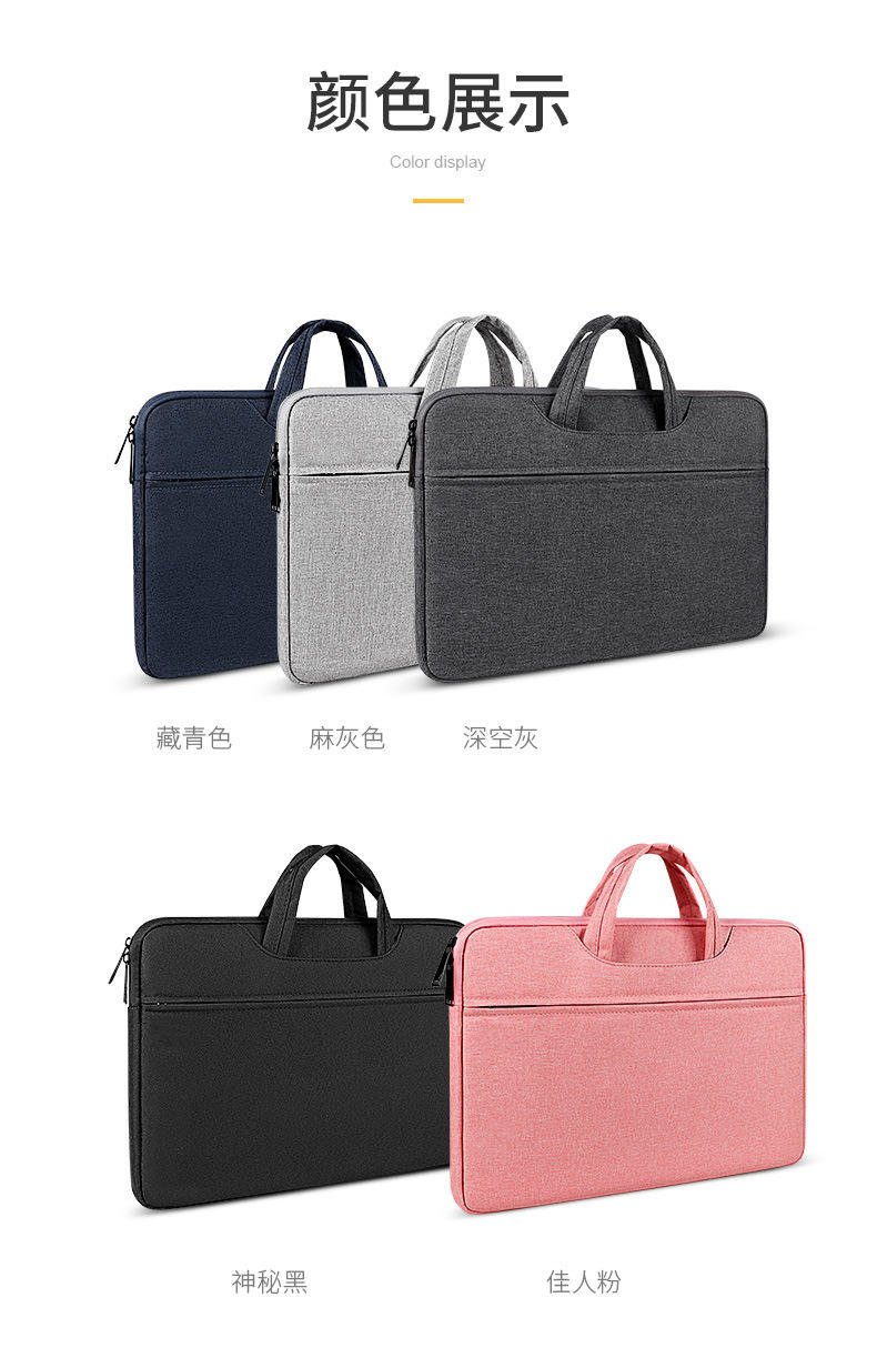 Custom Logo Waterproof Luxury Women 13/14/15 Inch Computer Messenger Tote Laptop Sleeve Bags for Men