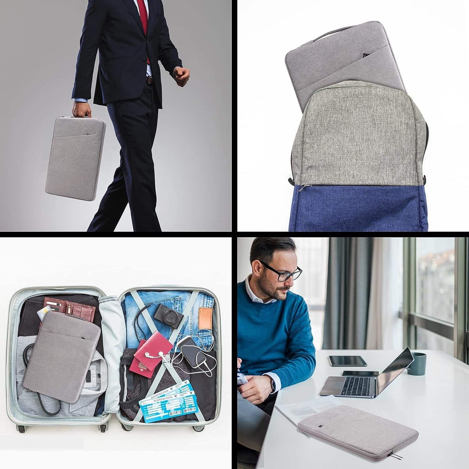 Laptop Sleeve Case Custom OEM 13inch/14-15.4/15.6inch Shockproof Computer Bag Travel for Macbook Notebook Protector Bag