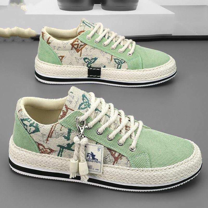 Spring Breathable Men's Casual Lightweight Canvas Shoes