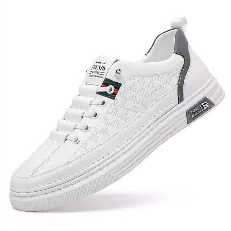 New Men's Casual and Comfortable Sneakers, White Shoes