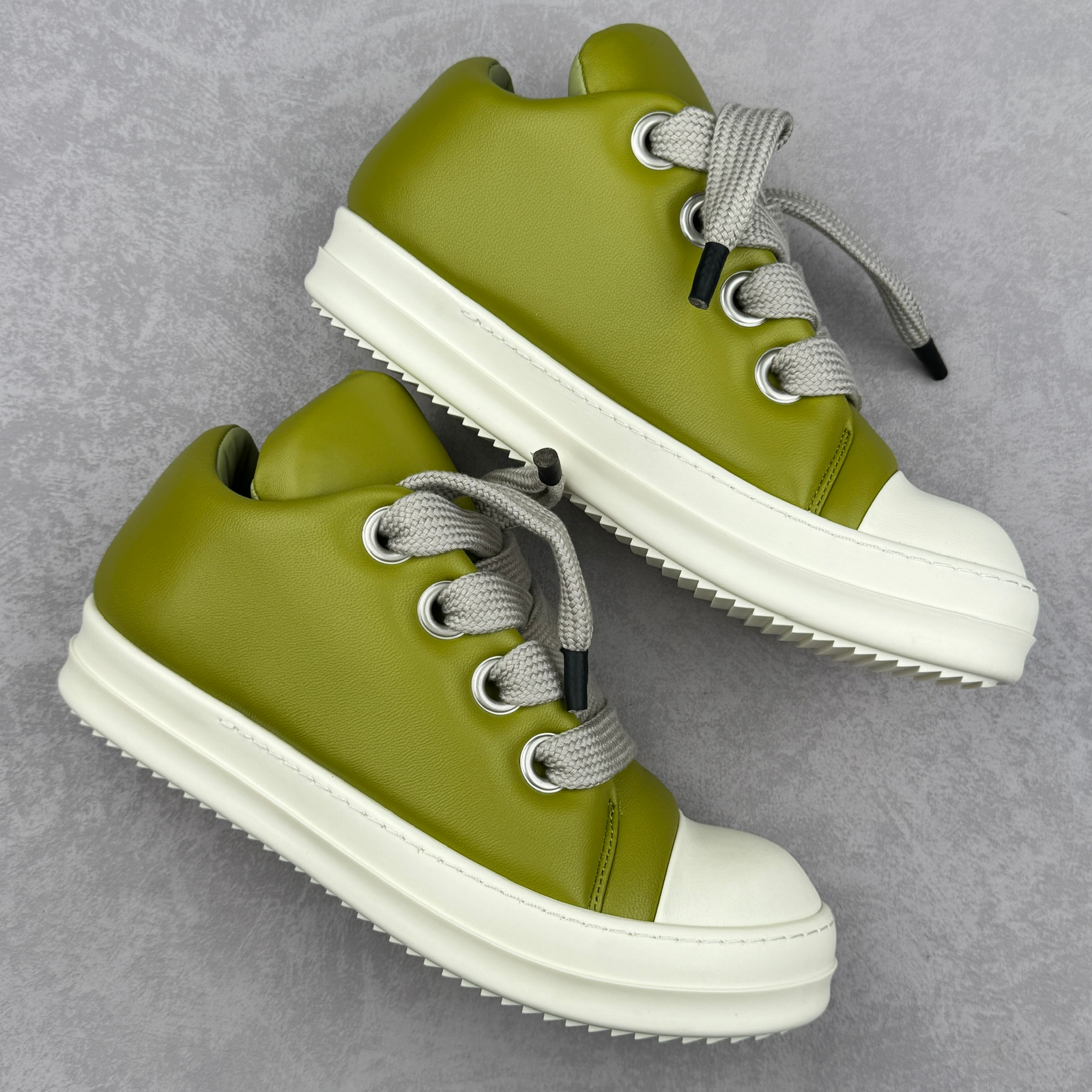 High Quality Men's Luxury Casual Leather Sneakers Big Lace Four Season Designer Shoes Height Increase Walking Style Shoes