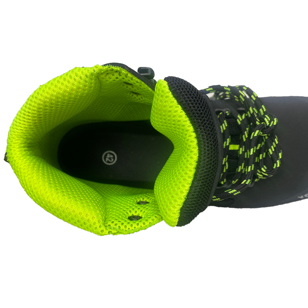 New Attractive Layer Nubuck Leather Safety Boots Stylish Workers Classic High Top Work Boots for Men