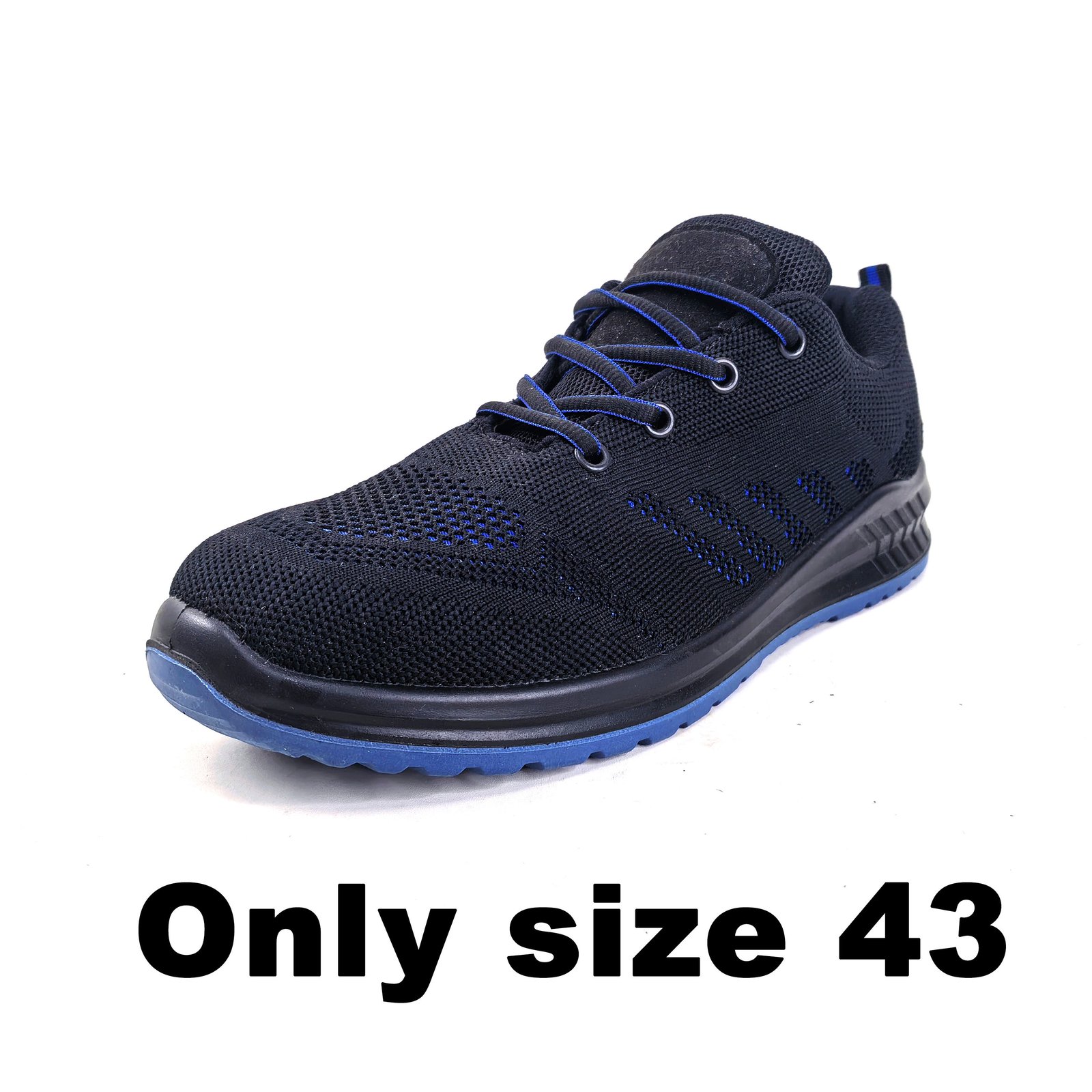 Breathable Lightweight Steel Toe Safety Low-cut Work Shoe for Upper Slip-resistant PU Sole