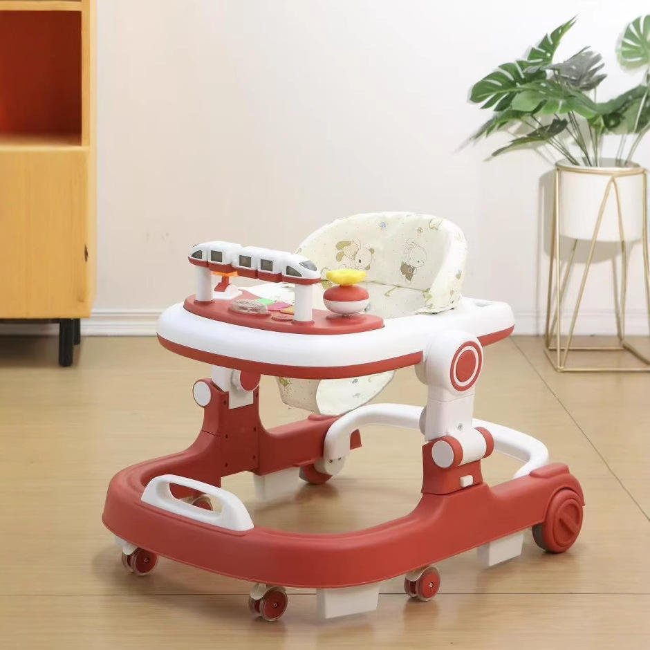 Baby Walker with Wheels and Seat 4 in 1 High Quality Learning Baby Walker Sit-to-stand Learning Walker Kids