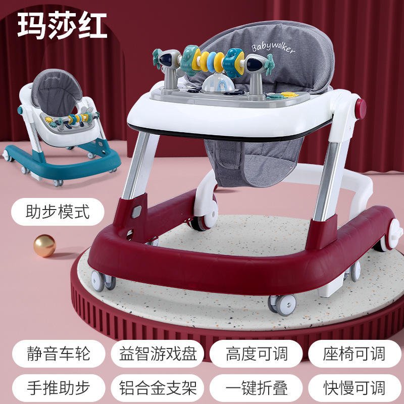 Andadera Andador Para Bebes Multifunction 3 in 1 Round Walkers Baby Product Toys Push Baby Walker With Music Wheels and Seat