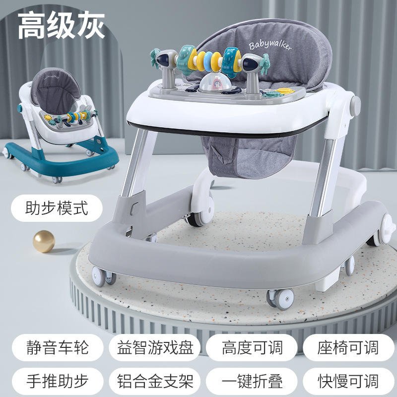 Andadera Andador Para Bebes Multifunction 3 in 1 Round Walkers Baby Product Toys Push Baby Walker With Music Wheels and Seat