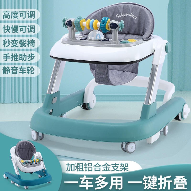 Andadera Andador Para Bebes Multifunction 3 in 1 Round Walkers Baby Product Toys Push Baby Walker With Music Wheels and Seat
