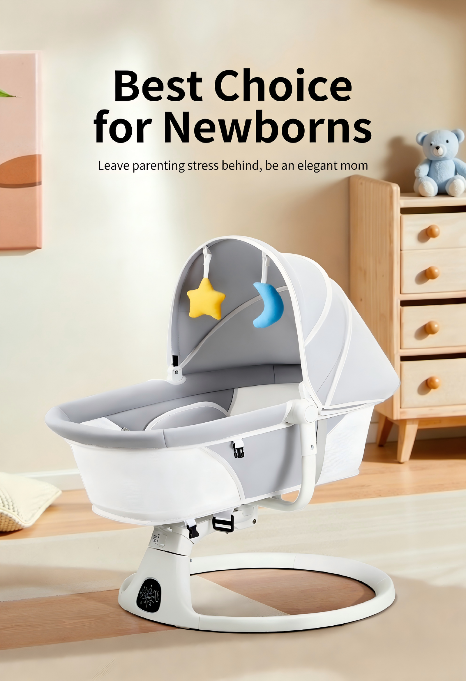 New Model Folding Baby Rocking Chair, Smart Baby Sleep Aid, Automatic Baby Sleep Machine