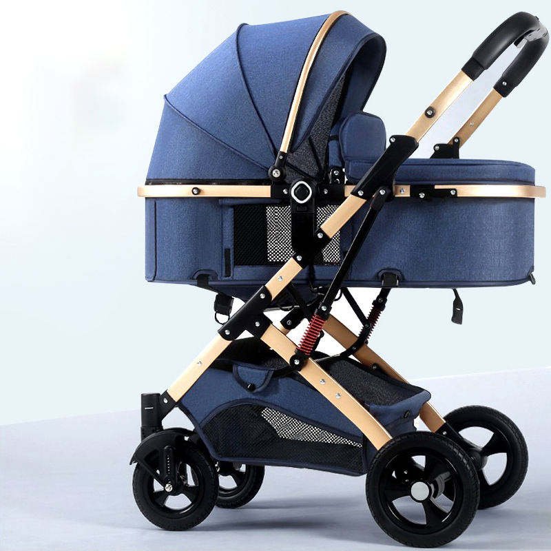 Lightweight Baby Stroller Pram Portable Travel Baby Carriage Folding Prams for Newborn 3 in 1 Baby Stroller