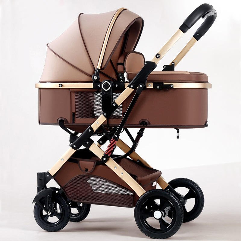 Lightweight Baby Stroller Pram Portable Travel Baby Carriage Folding Prams for Newborn 3 in 1 Baby Stroller