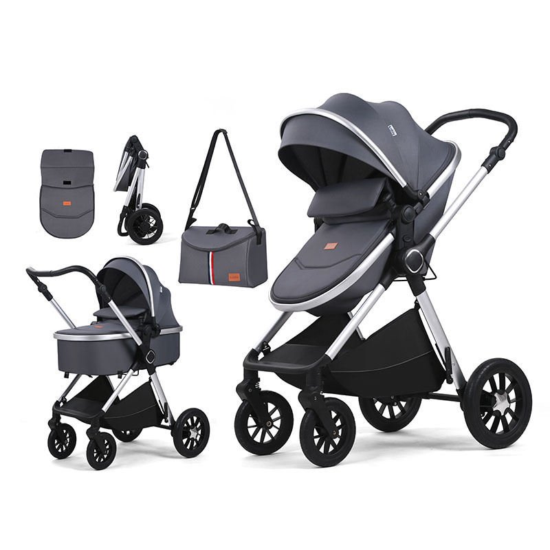 Coches Para Bebes Luxury Carriage Stroller Baby 4 in 1 Kinderwagen Foldable Baby Stroller 3 in 1 With Car Seat