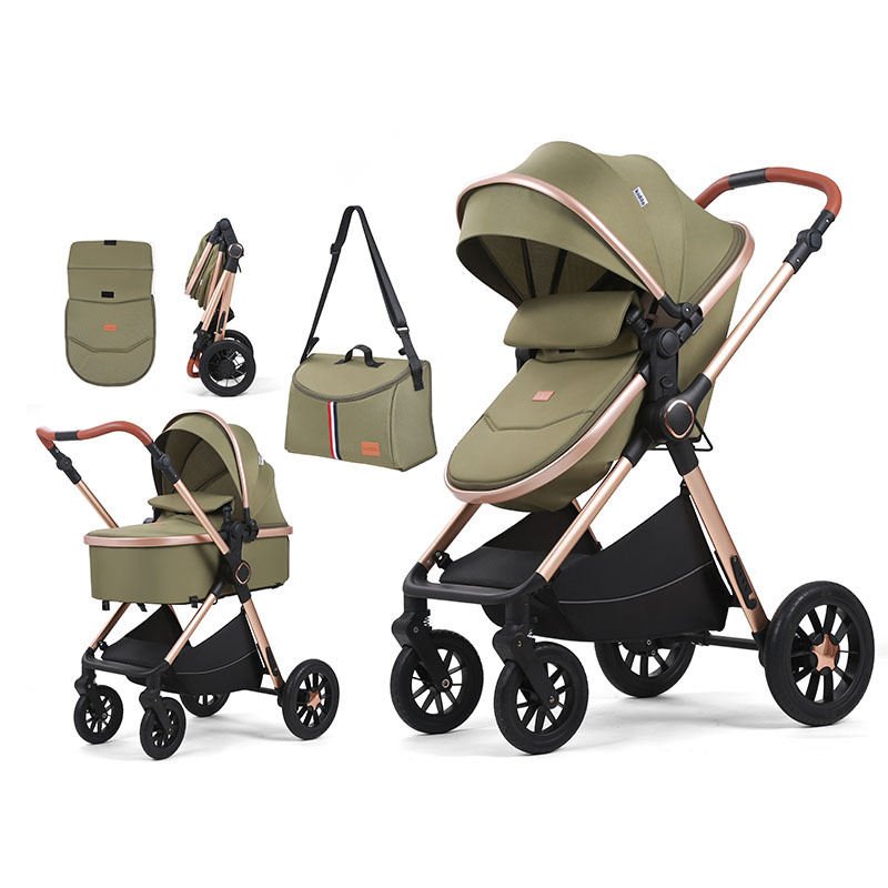 Coches Para Bebes Luxury Carriage Stroller Baby 4 in 1 Kinderwagen Foldable Baby Stroller 3 in 1 With Car Seat