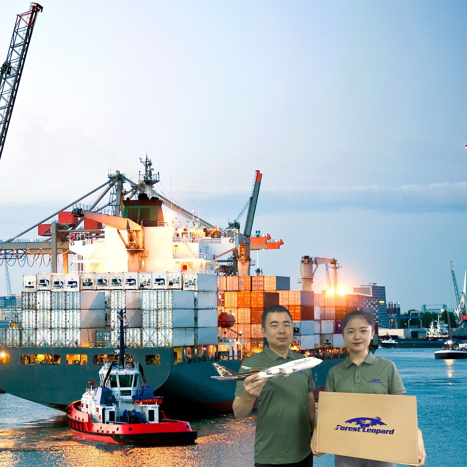Professional Delivery Paper Bag Ocean Shipping China to USA France Sea Freight Shipping to Door Freight Forward China