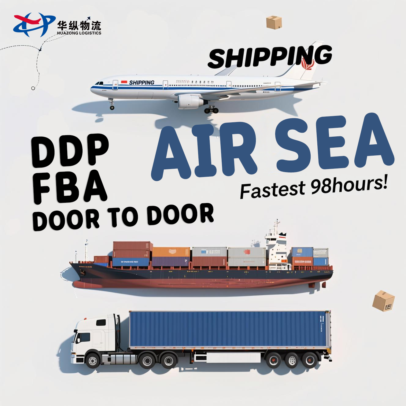 Cheapest Air Freight DDP Logistics Ali UPS DHL Express Shipping Agent From China to USA UK Canada France Germany