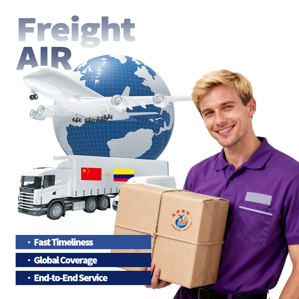 China to Colombia Air Express Shipping Fast Cheap & Reliable UPS/FEDEX/DHL for Packing Customs Clearance & Insurance