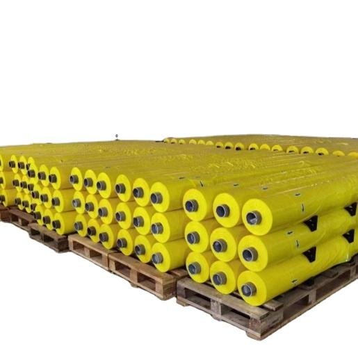 Manufacturer Wholesale Low Price High UV Protection Wrap for Cotton Bale Packing Yellow Wrap Film for Cotton Picker