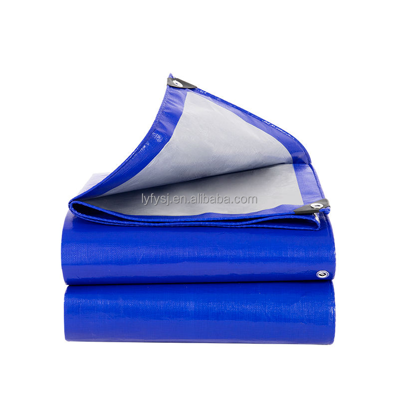 Factory Direct Sale Plastic Tarps Waterproof PE Tarpaulin for Truck Cargo Protection and Construction Site Use