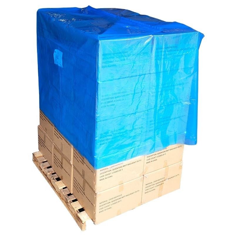 Dustproof Plastic Big Square Bottom Bag Pallet Cover
