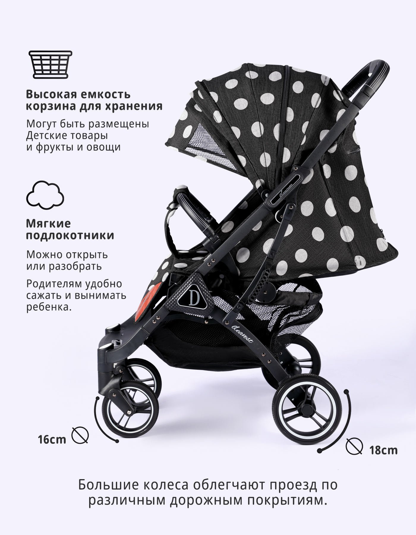 2025 New Factory 3 in 1 Baby Stroller Aluminum Alloy Mom Car Seat Newborn Baby Walker Folding High-End Travel Mickey Baby Pram
