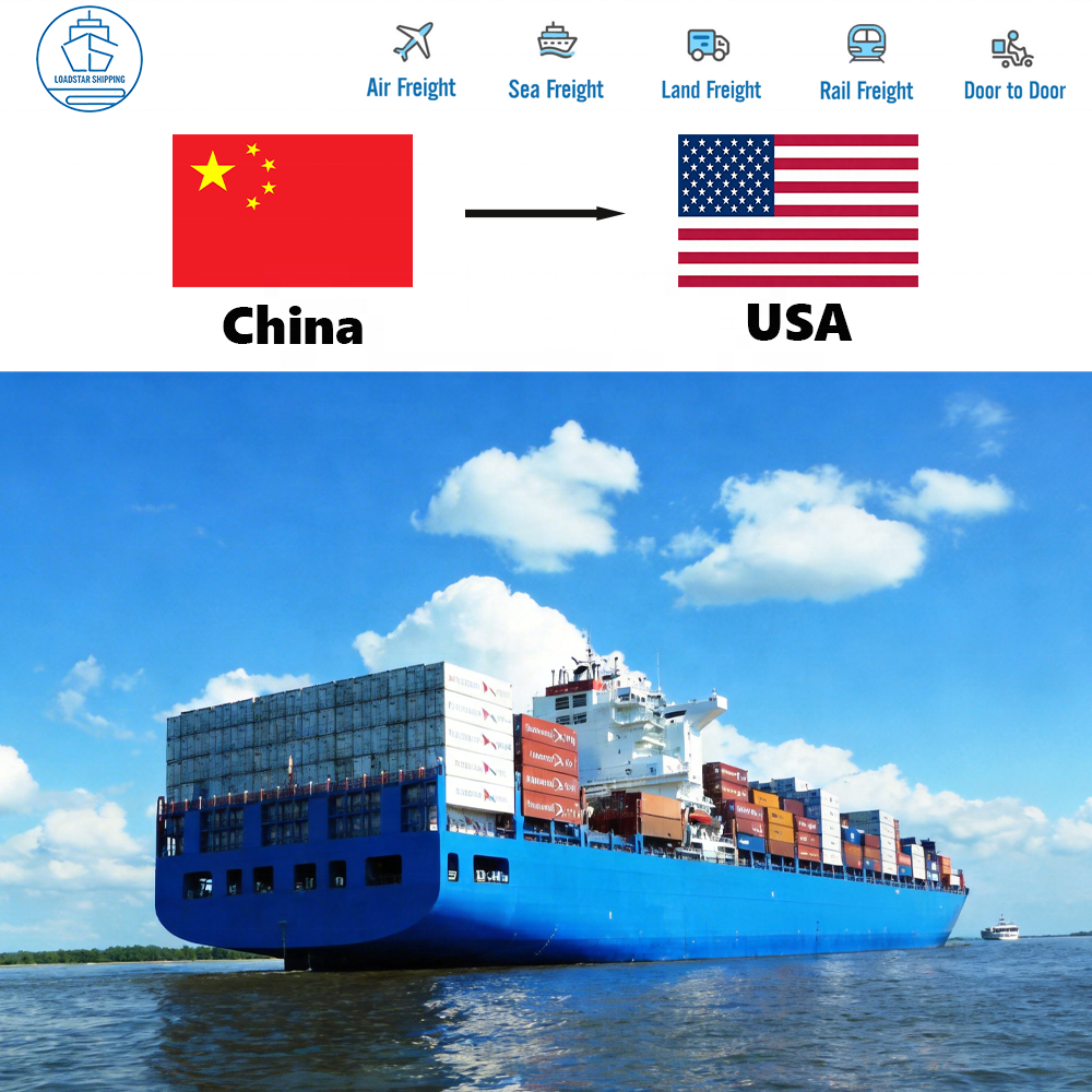 Cost-Effective LCL+Express Ocean Freight Services DDP Sea Cargo Shipping China EU USA Door Door Customs Clearance Loadstar