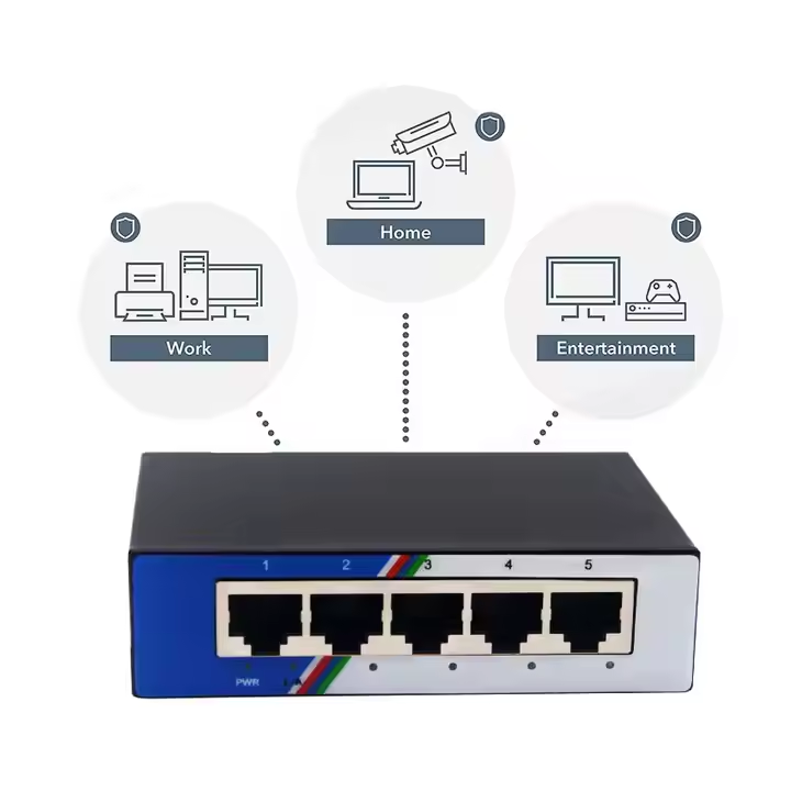 Jue Hong 5/8/10 Port Mini Ethernet Network Switch 100M 10/100 Mbps Unmanaged Splitter SNMP Function Plug Play Desktop Device