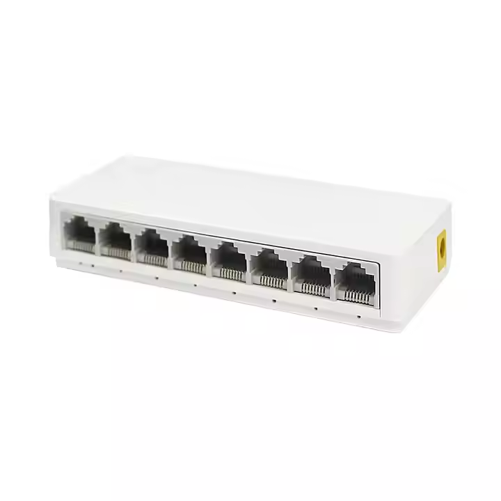 Jue Hong 2024 8-Port POE Gigabit LAN Ethernet Network Switch 10/1000Mbps ZTE Otdr Fiber Optic with SNMP Function
