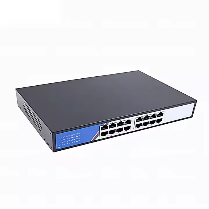 Factory Customized 16 Port Gigabit Ethernet Switch 1000M Network Switch Rack for Home & Enterprise Use with SNMP Function Stock!
