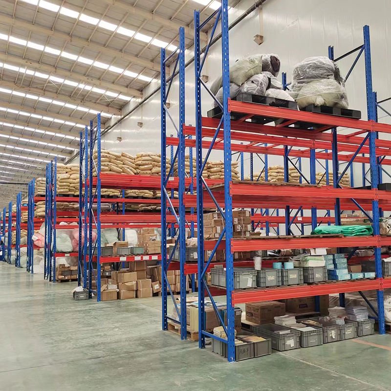 Heavy Duty 4-5 Layer Industrial Warehouse Storage Rack System 100-500kgs/level Wholesale Steel Iron Stacking Rack Carton Picking