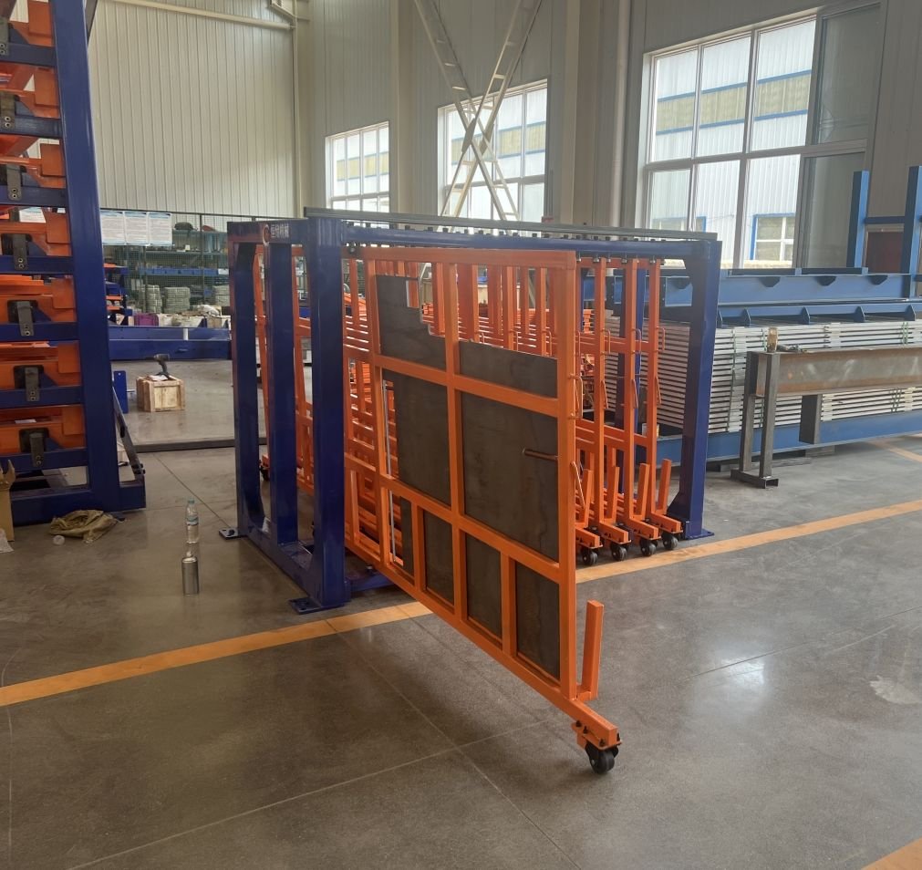 Quality Components of Intelligent Storage System Industrial Steel Warehouse Rack Foldable Large Load Capacity Storage Containers