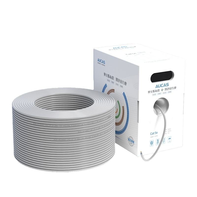 Copper LAN Cable Passed Through RJ45 Cat5e UTP Unsheild Network Cables