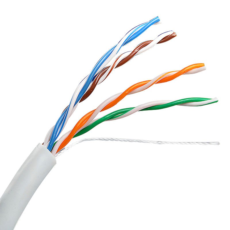 Copper LAN Cable Passed Through RJ45 Cat5e UTP Unsheild Network Cables