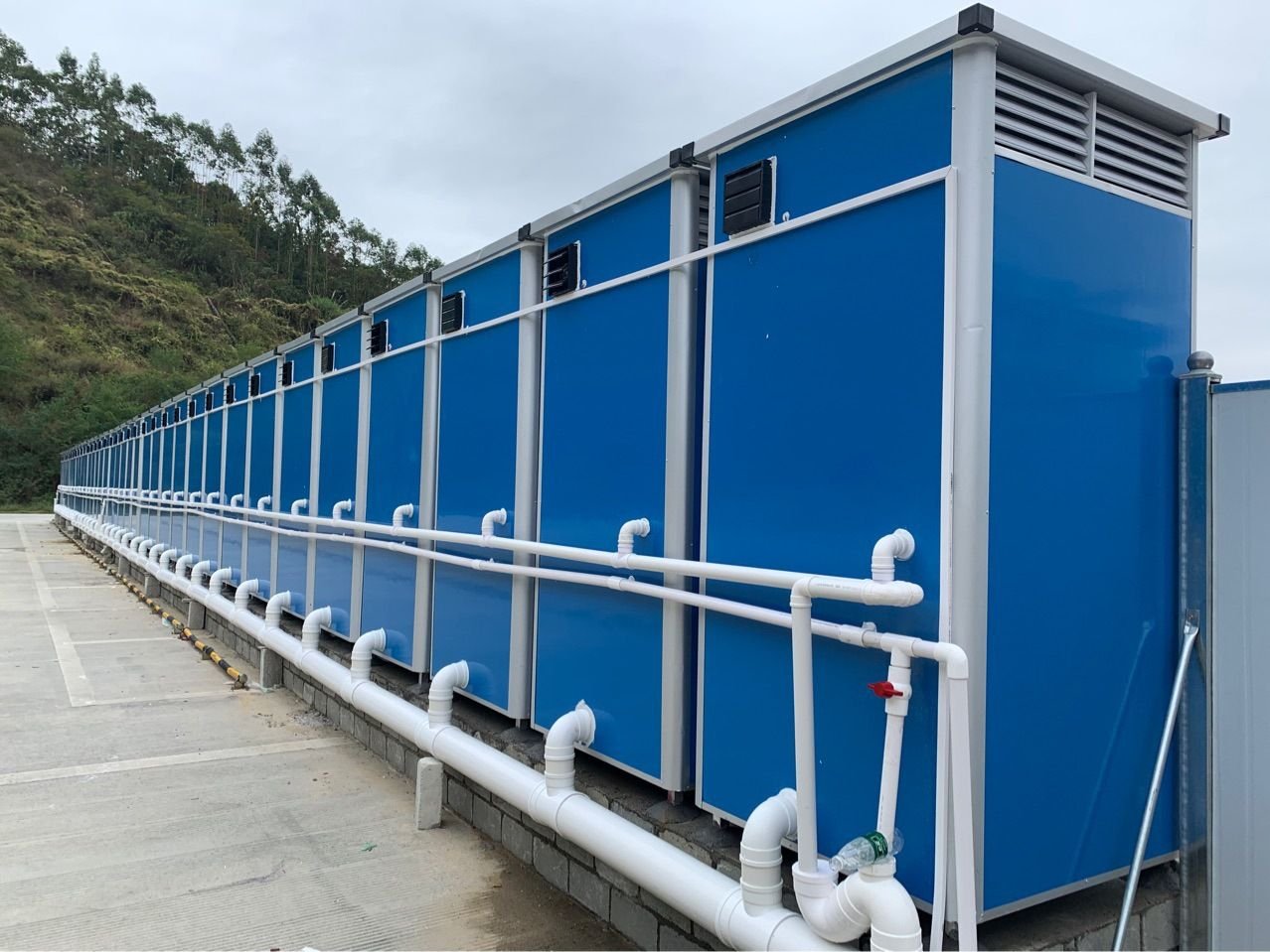 Wholesale Mobile Bathroom Small Prefabricated Cabin Shower Room Durable Portable Toilet